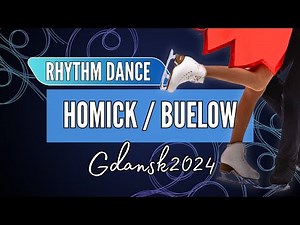 Summer HOMICK / Nicholas BUELOW (CAN) | Junior Ice Dance Rhythm Dance | Gdansk 2024