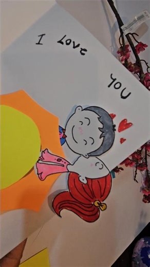 DIY Rotation Card for Your Love, Easy Romantic Handmade Card #DIYCard #RotationCard #CraftForLove