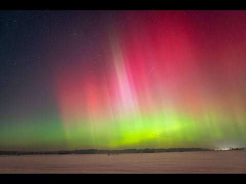 Aurora Borealis/Northern Lights/Šiaurės Pašvaistė/Lithuania/Geomagnetic storm