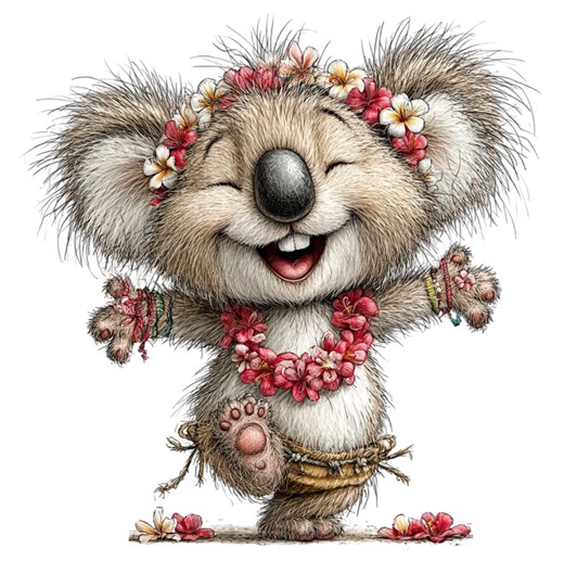 Whimsical Spring Koala Clipart — 34 Watercolor Pngs, Digital Download for Cozy & Eucalyptus-fresh Seasonal Designs - Etsy