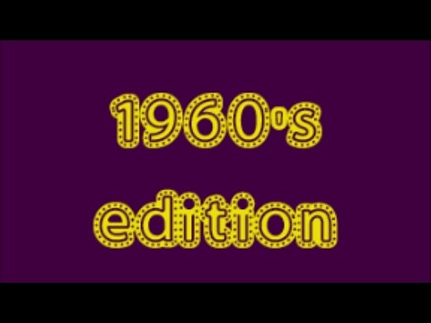 Television Theme Song Trivia Game - 1960's Edition