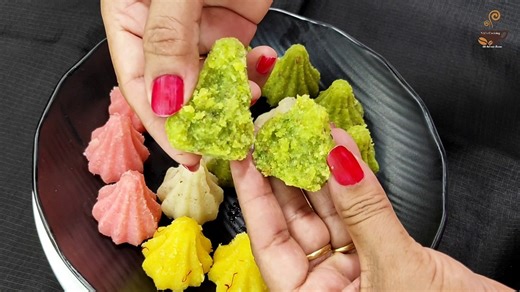 Coconut Modak in 4 flavours without food colour | नारियल के मोदक | कोकोनट मोदक | गणेश चतुर्थी |, nar