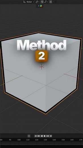 Creating outlines in blender #stylistic #animation #blender #tutorial