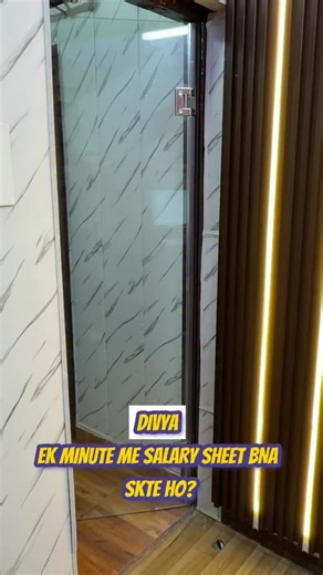 Mukesh sir on Instagram: "Salary Sheet in Excel in 1 Minute 😱📊| Super Easy Method! ⚡ #microsoftoffice #exceltricks #instagram #reels"