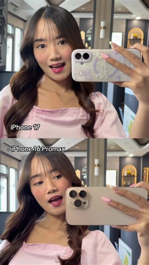 Perbandingan kamera iPhone 17 VS iPhone 16 Promax😍✨ menurut kalian lebih bagus mana? #iphone17 #iphone16promax