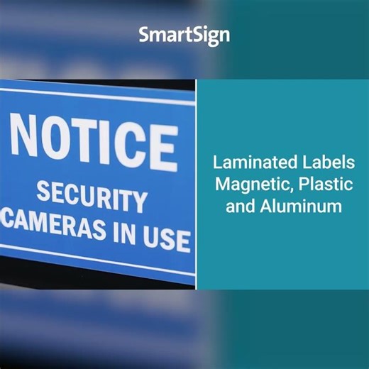 SmartSign.com - Quality You Can Trust. Customize in 7 Vivid Colors. v2 1x1