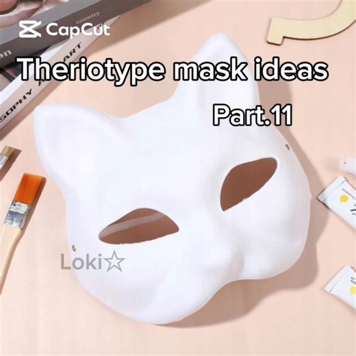therian mask ideas part.11 #therian #furry #catmask #therianmask #otherpaw #cosplay #loki_koicat