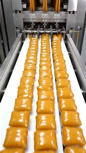 How Caramel Candy Is Made 🍬 (Factory Process)