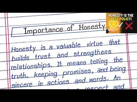 Essay on Importance of Honesty | Write an essay on honesty is the best policy