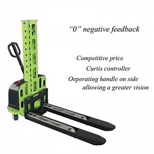 [Hot Item] Syjc Car Lift Electric Self Loading Forklift Lifting Stacker Pallet Stacker