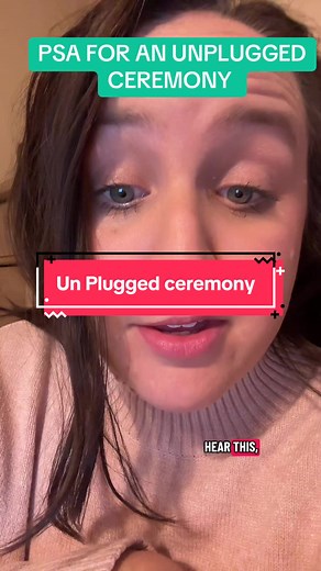 Ensure an Unplugged Wedding Ceremony Experience