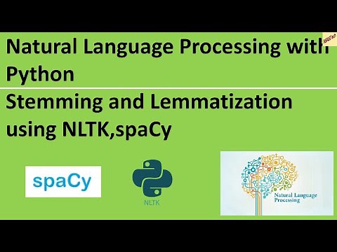 Stemming and Lemmatization using NLTK , spaCy Natural Language Processing with Python #nlp #python