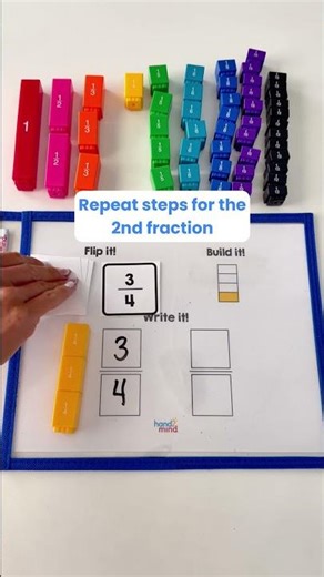 Learn fractions in a hands-on way!