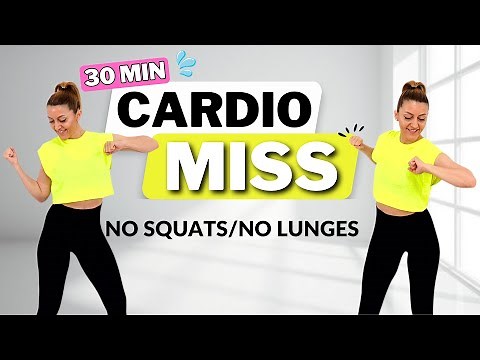 🔥30-Minute MISS CARDIO WORKOUT with Warm Up + Cool Down🔥No Jumping at Home🔥MODERATE INTENSITY 🔥