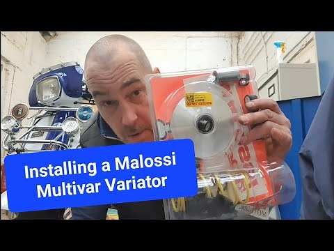Installing a Malossi Multivar Variator on a Royal Alloy GT125