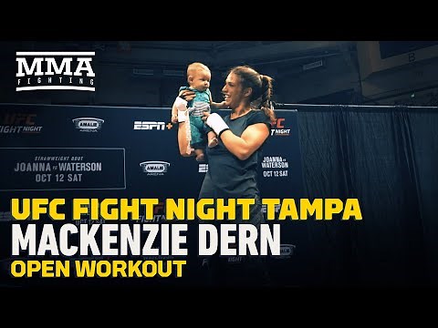UFC Tampa: Mackenzie Dern Open Workout Highlights - MMA Fighting