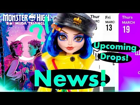 🎀💀MONSTER HIGH💀🎀| 2026 NEWS❗️| Coraline Jones SKULLECTOR Doll FIRST LOOK, March Drops & MORE!!🍵🔥