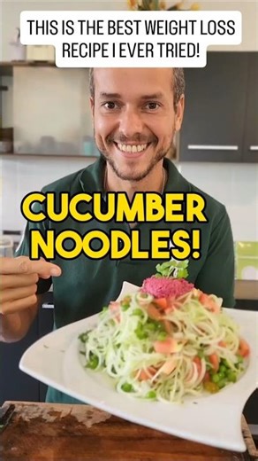 REPLACE PASTA WITH THIS RECIPE & Watch the Belly Fat Melt! cucumber noodles