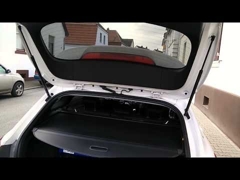 Heckklappe öffnen Hyundai i40 mit einem original und einem After-Market Dämpfer