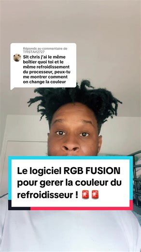 Changer la couleur du refroidisseur avec RGB FUSION