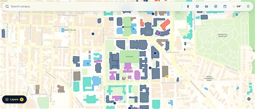 Dive deeper into University of Michigan’s Ann Arbor campus with student’s new digital map