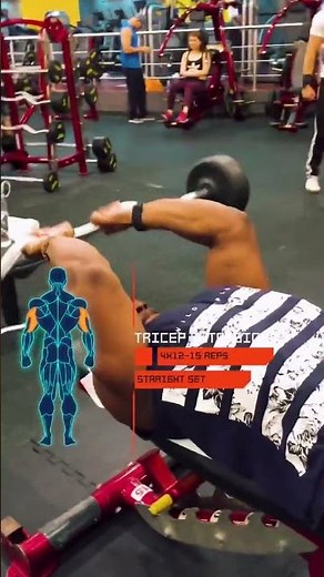 EZ BAR TRICEP EXTENSION (How To)