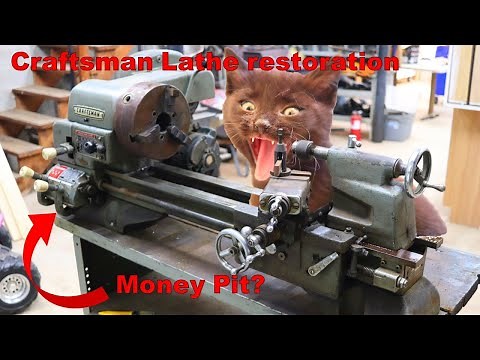 Atlas Craftsman Lathe Restoration Revival Part 1