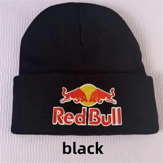 Embroidered Red Bull Knitted Hat Beanie Winter Hat Unisex Warm Cap - Etsy