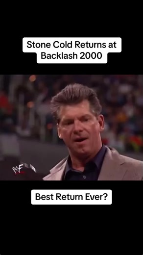 Stone Cold Returns at Backlash 2000