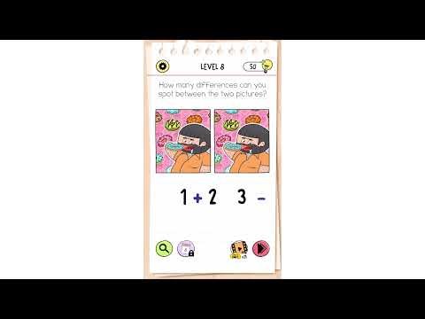 "How many differences can you spot" Brain Test All-Star Level 8 Quick Guide