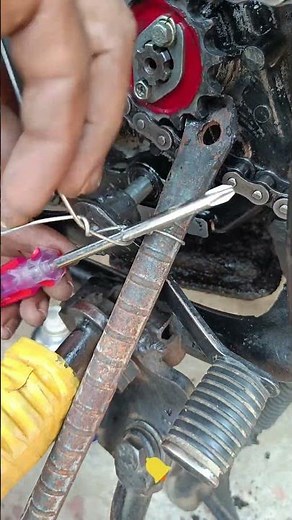 Master Tip! 🪐🪛 Motors Honda 🏍️ DIY! Stand Spring Repair Hack Cable Rod Wire Joining Trick Technical