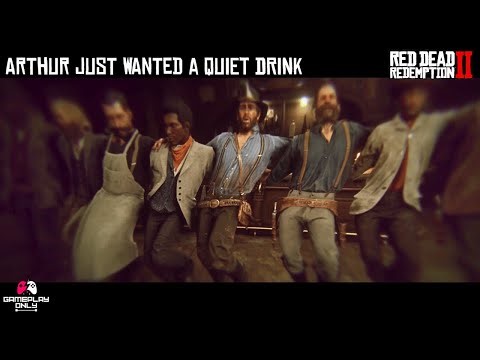 A Quiet Time – Drunk Arthur Chaos in Valentine | RDR2 Gameplay