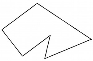 Polígonos irregulares.