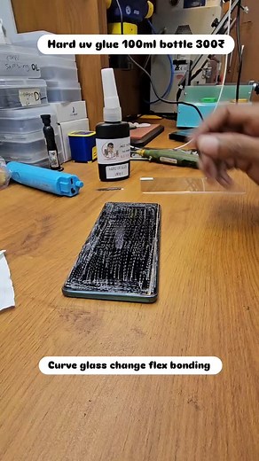 98K views · 4K reactions | Hard uv glue for glass replacement #uvglue #training #maharashtra #student #support #trending #iphone | Vfix | Facebook