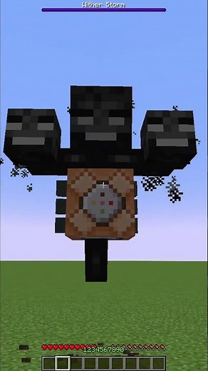 Minecraft: Realistic Wither Storm 😱🥶 #Shorts