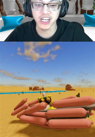Sent SpongeBob Flying 😭 #fyp #roblox #robloxgames #robloxfyp #desrt | Roblox