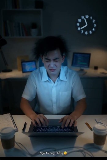 Người yêu hỏi: “Anh làm IT là làm gì?”Tôi: sửa lỗi của chính mình 💀