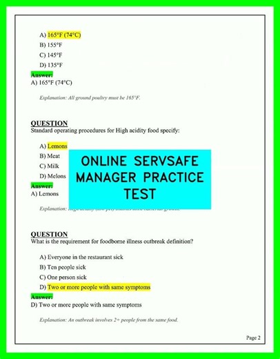Master The 2026 Online ServSafe Manager Exam Practice Test Explained