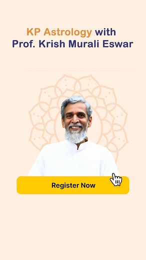 Most astrologers guess. Learn to predict with KP astrology. Learn the exact method in a free live masterclass with Prof. Krish Murali. | AstroLearn Academy