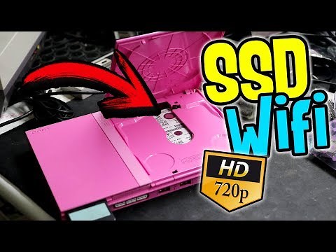 PlayStation 2 MOD with SSD + Wifi + HDMI 720x480 BRUTAL!!!!!