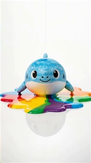 Aww! Baby Shark Spills a Rainbow 🌈