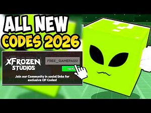 ALL WORKING BE A LUCKY BLOCK CODES ROBLOX - All New Be A Lucky Block Codes 2026! (UPDATED)