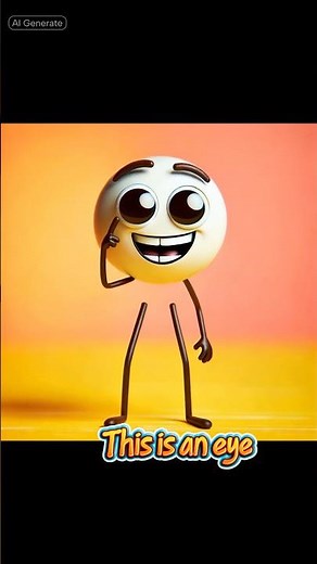 Eye/eliso , learn parts of your body in Luganda #bodyparts #learning#viral#education ation