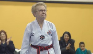 3.6M views · 881 reactions | This 72-year-old Halifax woman just earned her black belt in taekwondo. She says she's proof attitude matters more than age. www.cbc.ca/1.3889221 | CBC Nova Scotia | Facebook
