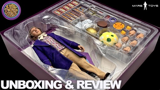 Mars Toys chocolate man Willy Wonka unboxing & review
