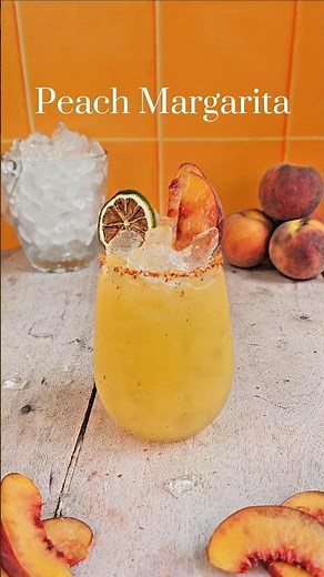 Peach Margarita Cocktail Recipe by The Ice Co