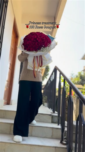 April on Instagram: "__Princess treatment__ 🌹100 red roses bouquet 🌹 Booking number 📲9311673227 📍 Dewlaland Imphal . . . . . #flowershop #instagram #supportlocal #supportsmallbusiness #manipur #reels #smallbusinessowner #imphalcity #shopsmall #aprilimphal #godisgood #blessed #grateful #thankyoulord #delivery #homedelivery #flowerdeliveries #localdelivery #localflorist #localflowershop #100redroses #roses #freshflowerbouquet #flowerlover #reelsındia #reelsflowers #trending #princesstreatment 