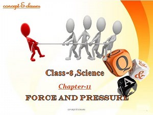 Questions & Answers of Class 8- Science: Chapter -11, Force And Pressure.