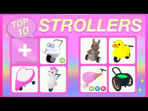 Top 10 RAREST strollers in Adopt Me!
