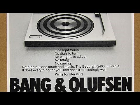 Bang And Olufsen Beogram 2400 Turntable- First Look